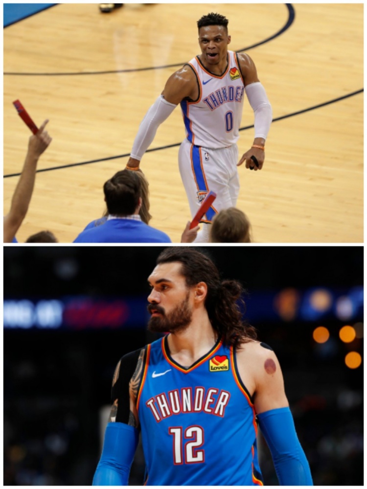 老伙计！亚当斯和威少本赛季皆在首轮迎抢七大战 缩略图